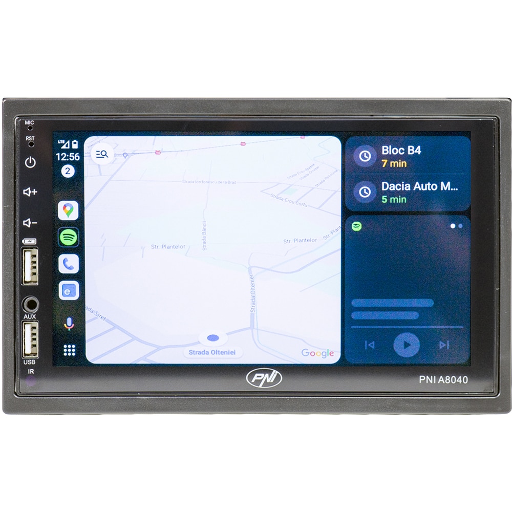 Player auto PNI A8040, Android 13, 4 x 25W, Bluetooth, USB, FM