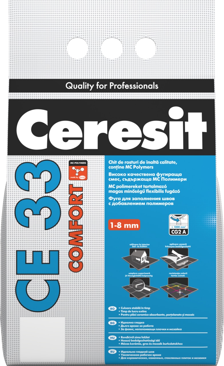 Chit rosturi, gri, CE33, 5 kg • Ceresit