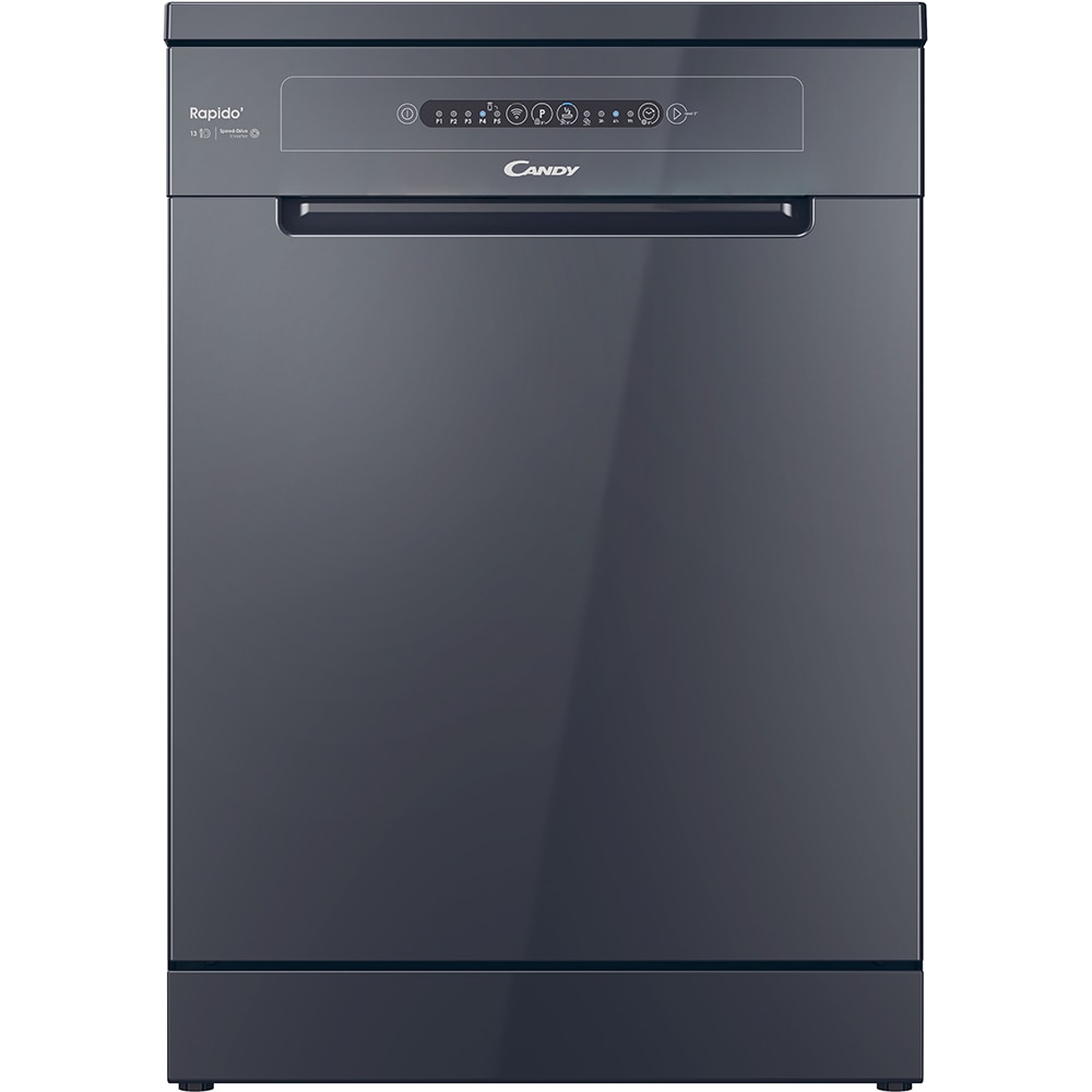 Masina de spalat vase independenta CANDY Rapido CF 3E9E0A, 13 seturi, 5 programe, 60 cm, Clasa E, antracit