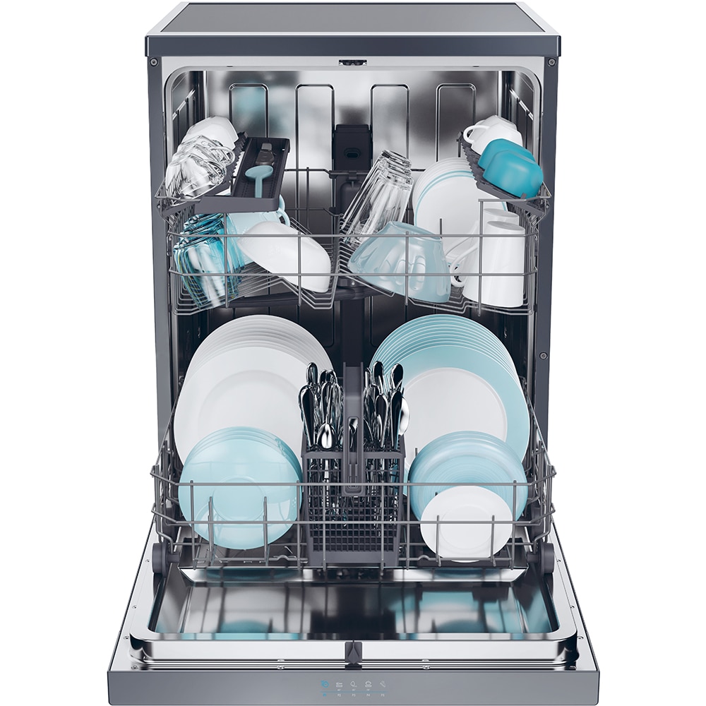 Masina de spalat vase independenta CANDY Rapido CF 3E9E0A, 13 seturi, 5 programe, 60 cm, Clasa E, antracit