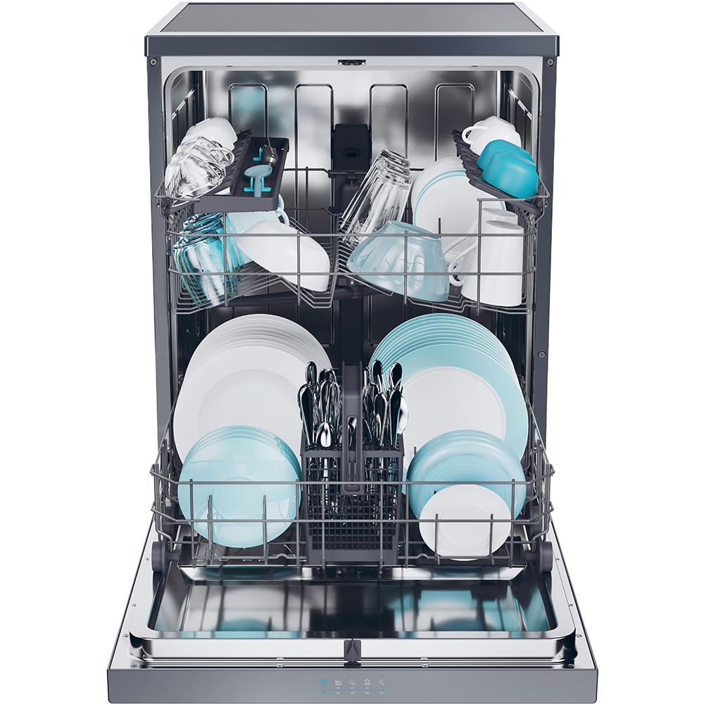 Masina de spalat vase independenta CANDY Rapido CF 3E9E0A, 13 seturi, 5 programe, 60 cm, Clasa E, antracit