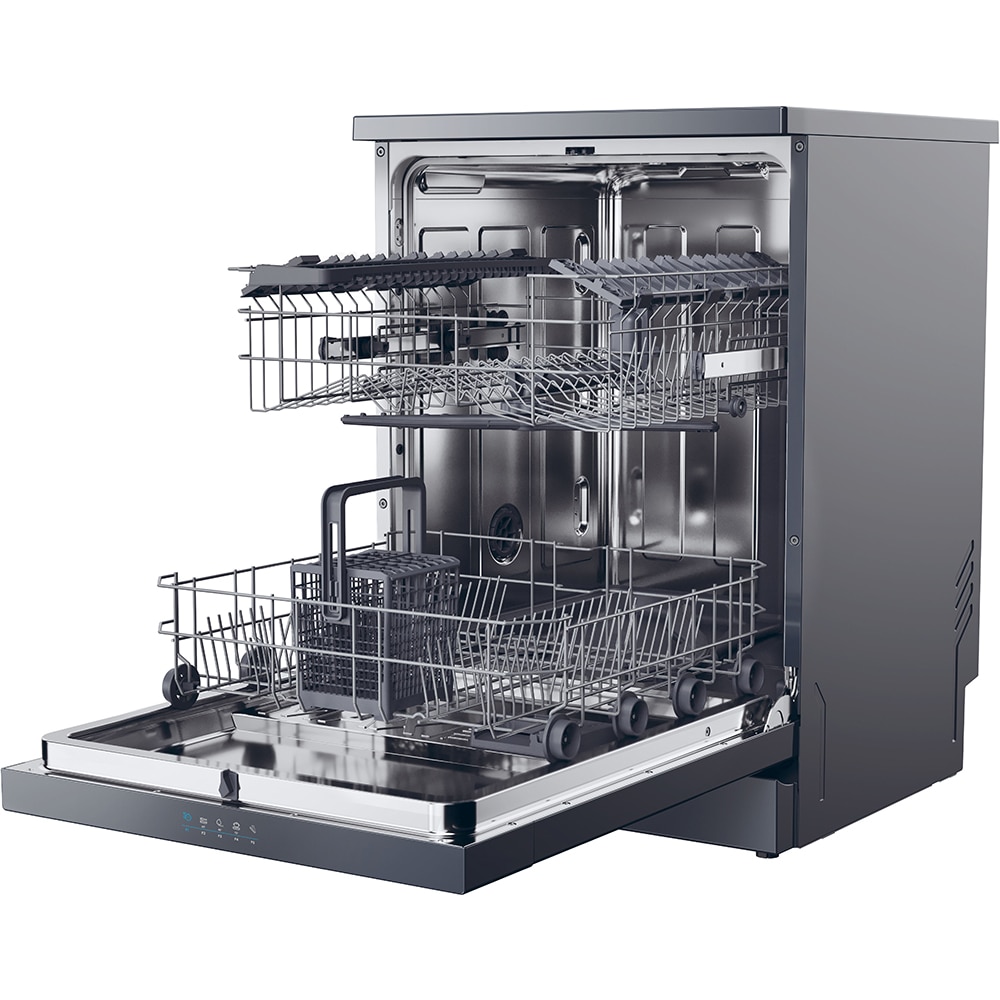Masina de spalat vase independenta CANDY Rapido CF 3E9E0A, 13 seturi, 5 programe, 60 cm, Clasa E, antracit