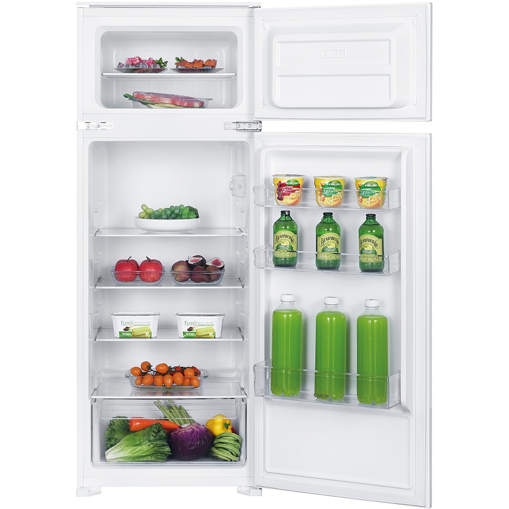Frigider incorporabil cu doua usi CANDY CFBD 2450/2EH, 205 l, H 145 cm, Clasa E