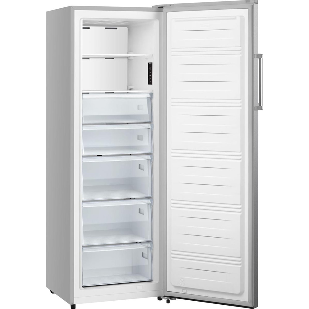 Congelator GORENJE FN617EES5, No Frost, 240 l, H 172 cm, Clasa E, argintiu