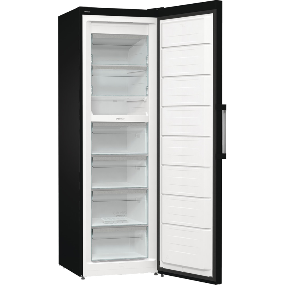 Congelator GORENJE FN619EABK6, No Frost, 280 l, H 185 cm, Clasa E, negru