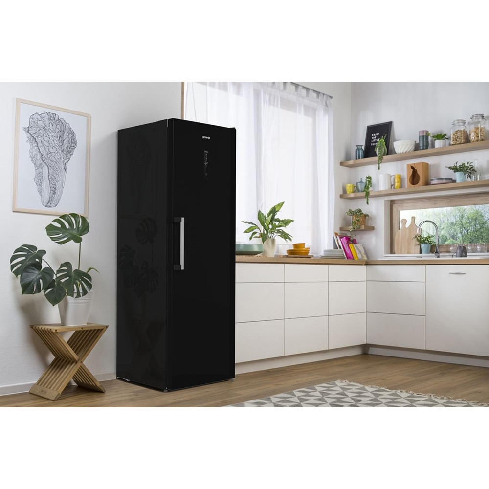 Congelator GORENJE FN619EABK6, No Frost, 280 l, H 185 cm, Clasa E, negru