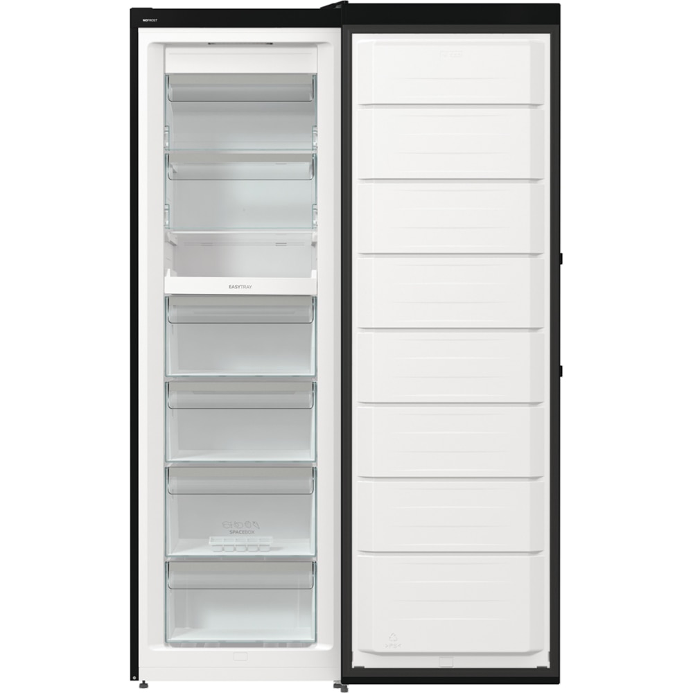 Congelator GORENJE FN619EABK6, No Frost, 280 l, H 185 cm, Clasa E, negru