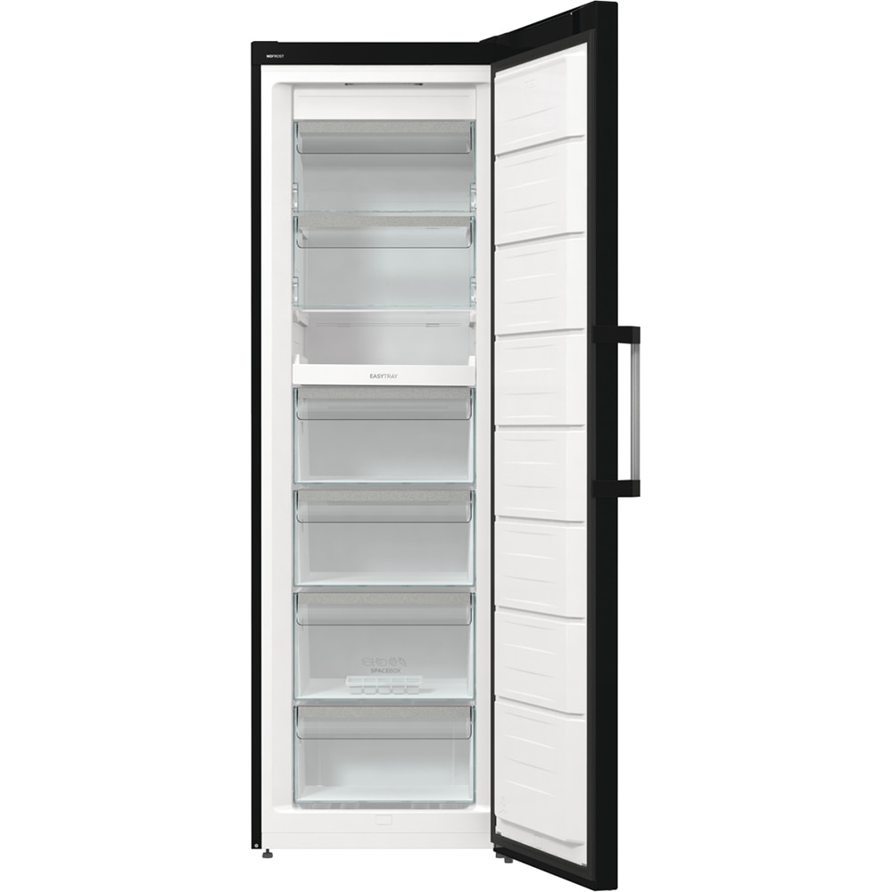 Congelator GORENJE FN619EABK6, No Frost, 280 l, H 185 cm, Clasa E, negru