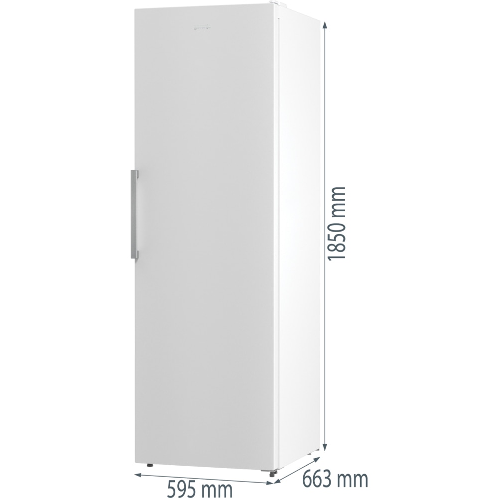Congelator GORENJE FN619EEW5, No Frost, 280 l, H 185 cm, Clasa E, alb