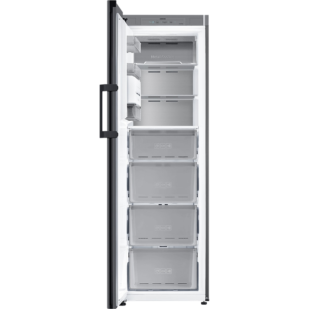 Congelator SAMSUNG RZ32C76CE22/EF, Bespoke, No Frost, 323 l, H 186 cm, Clasa E, All-Around Cooling, negru
