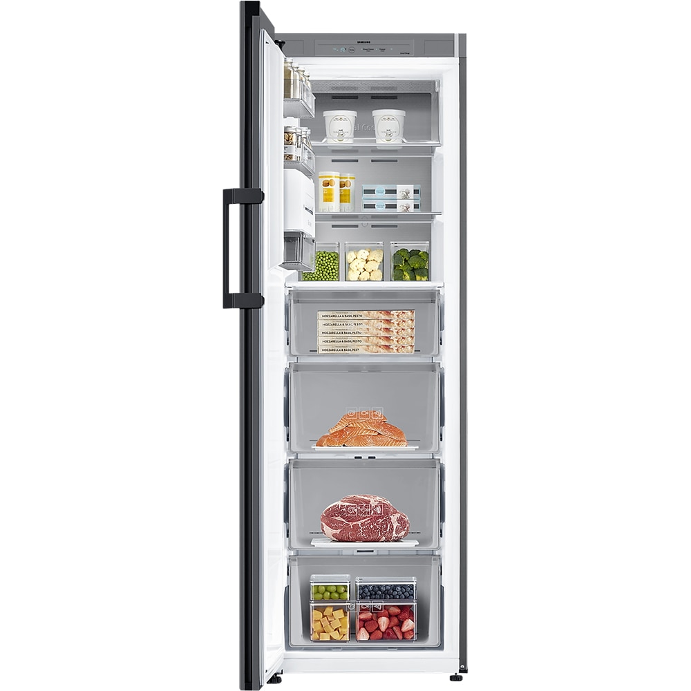 Congelator SAMSUNG RZ32C76CE22/EF, Bespoke, No Frost, 323 l, H 186 cm, Clasa E, All-Around Cooling, negru