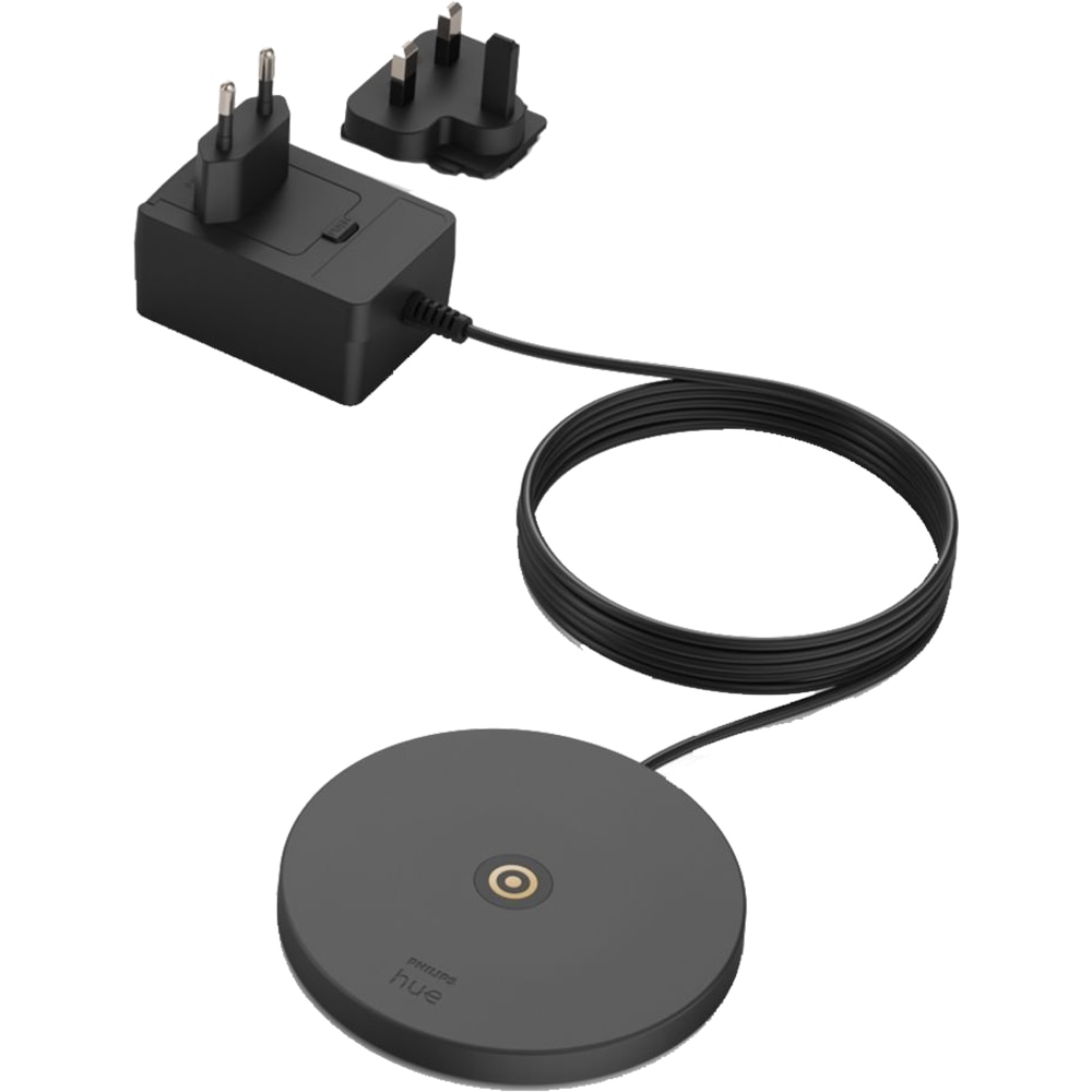 Lampa portabila smart PHILIPS HUE Go 8719514404595, Bluetooth, lumina RGB, 6.2W, negru