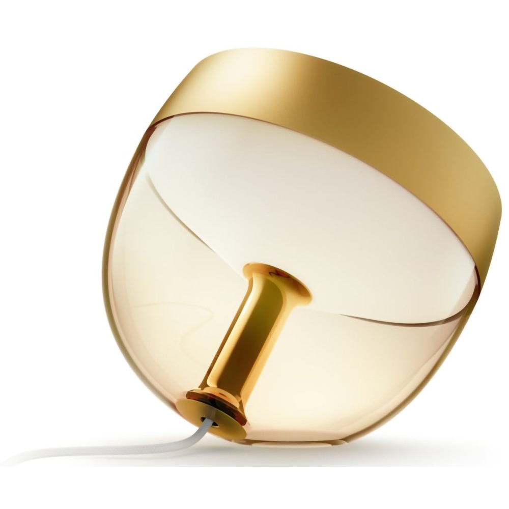 Veioza LED PHILIPS HUE Iris, 8.2W, 570lm, Wi-Fi, lumina RGB, auriu