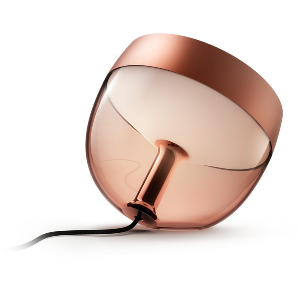 Veioza LED PHILIPS HUE Iris, 8.2W, 570lm, Wi-Fi, lumina RGB, cupru