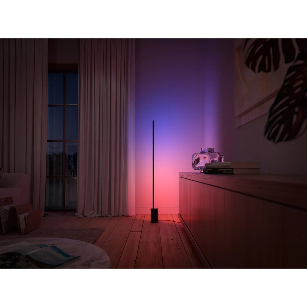 Lampa de podea PHILIPS HUE Gradient Signe, 29W, 2550lm, Wi-Fi, negru