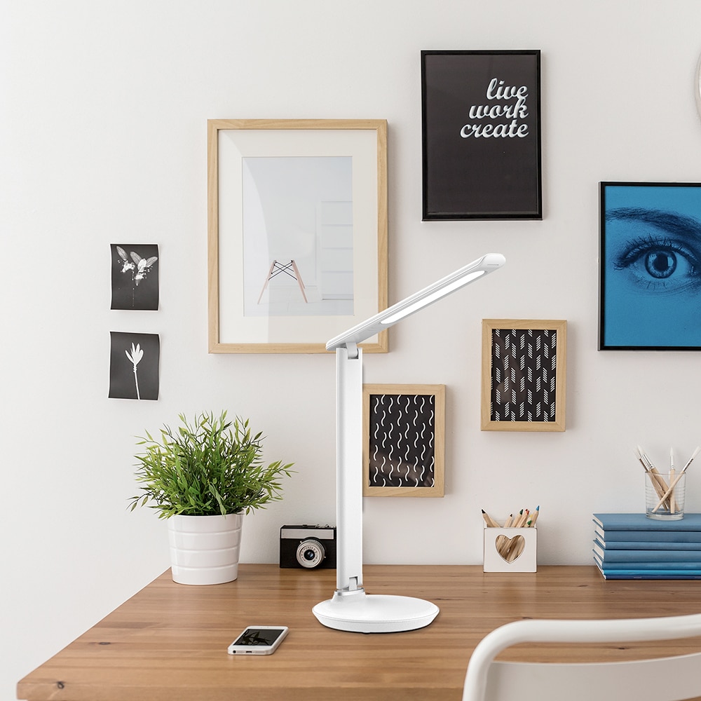 Lampa de birou RABALUX Osias, LED, 9W, alb