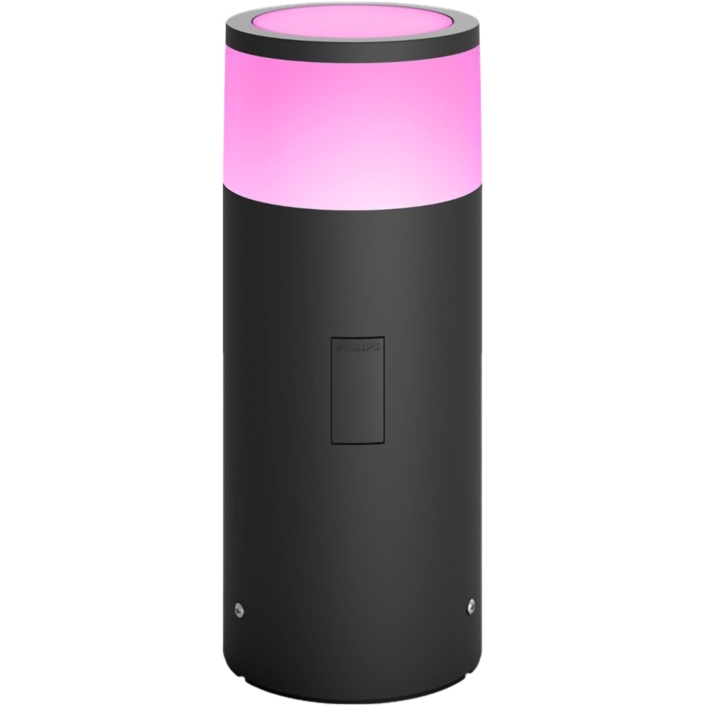 Stalp LED PHILIPS HUE 8718696167991, 8W, 590lm, IP65, negru