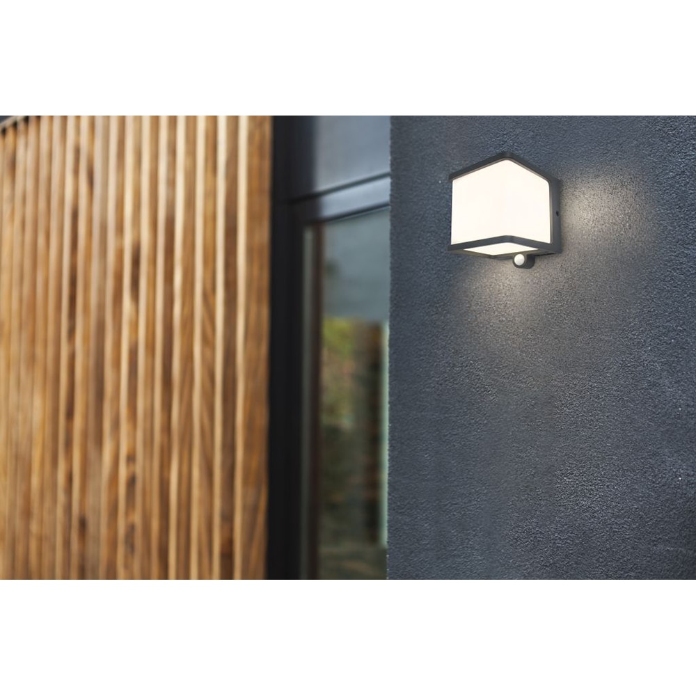 Aplica de exterior LUTEC LTC-6940101125, LED, 7.5W, 500lm, Gri carbune