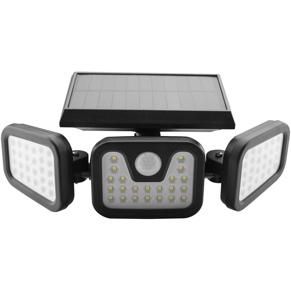 Lampa solara ENTAC, 15W, IP65, negru
