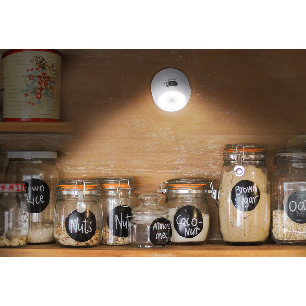 Set 2 lampi cu magnet LED MEDIASHOP HANDYLUX LIGHTBALL, 400 lumeni, 3 x AAA, alb