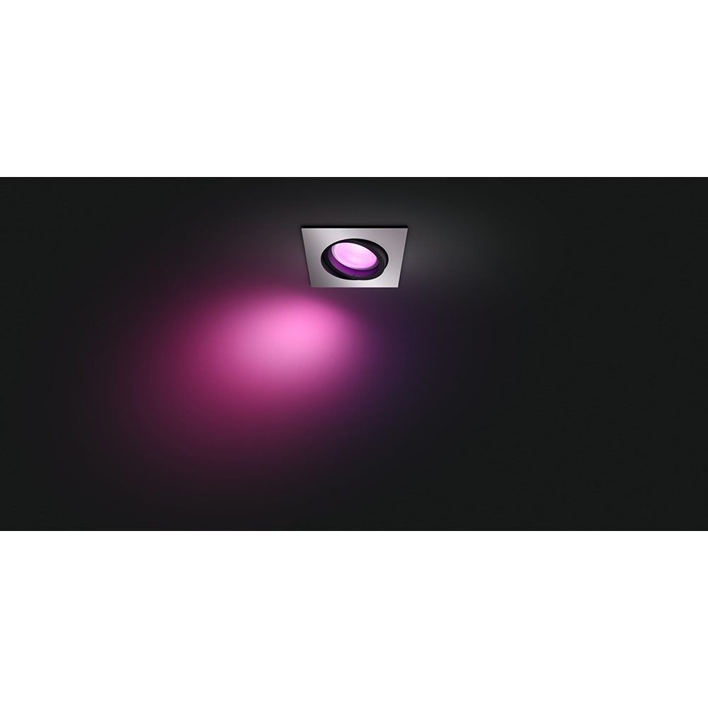 Spot LED Smart PHILIPS Hue Centura, 5.7W, 350lm, Wi-Fi, negru