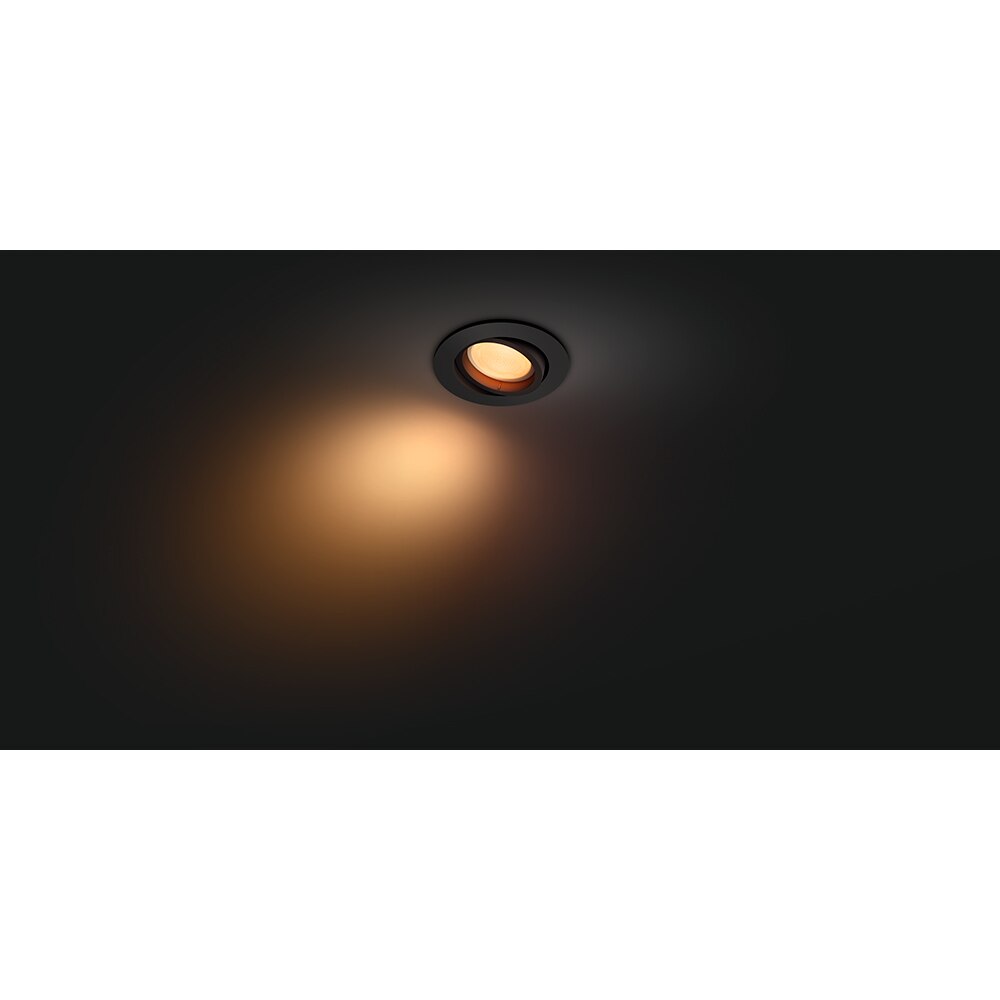 Spot LED Smart PHILIPS Hue Centura, 5.7W, 350lm, Wi-Fi, negru