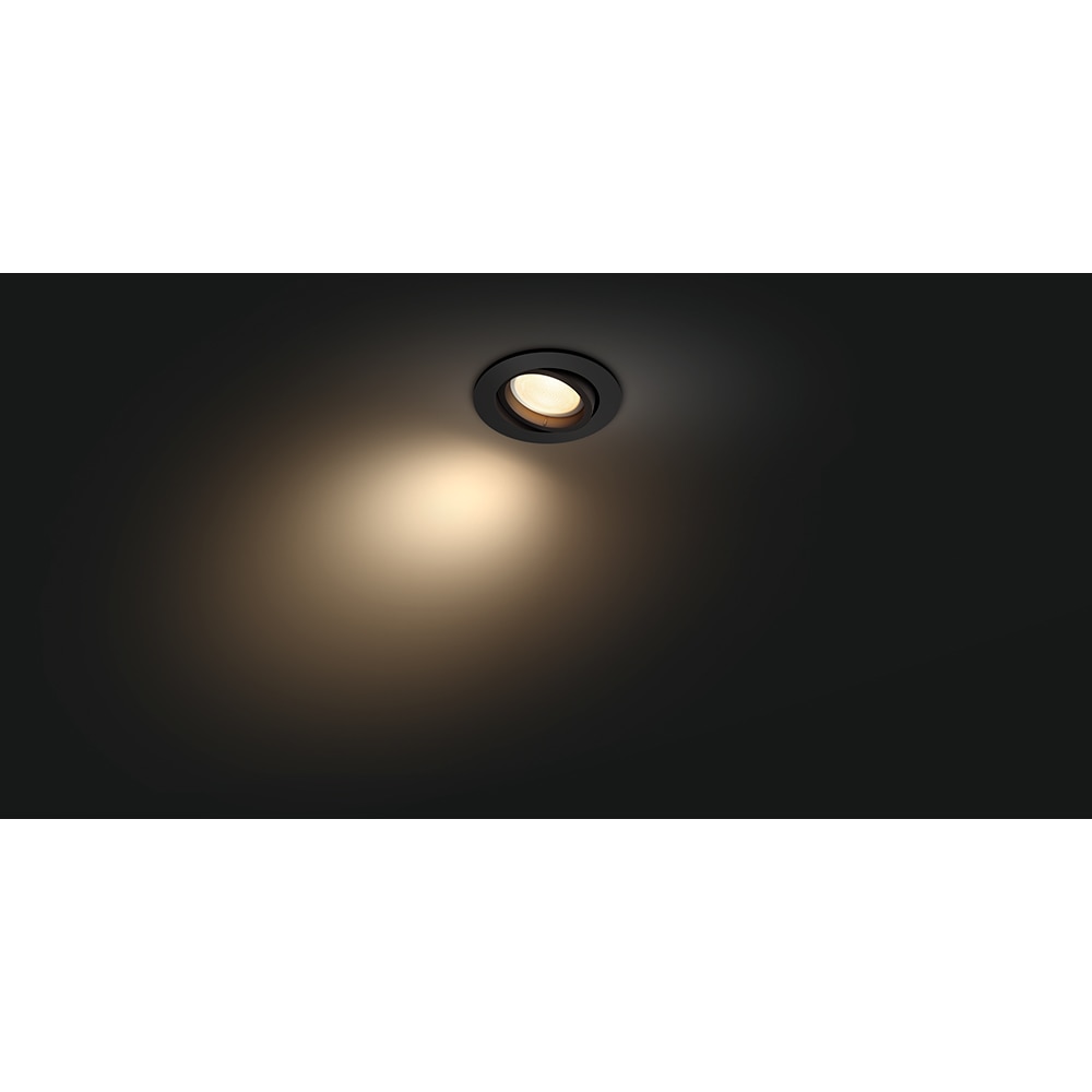 Spot LED Smart PHILIPS Hue Centura, 5.7W, 350lm, Wi-Fi, negru