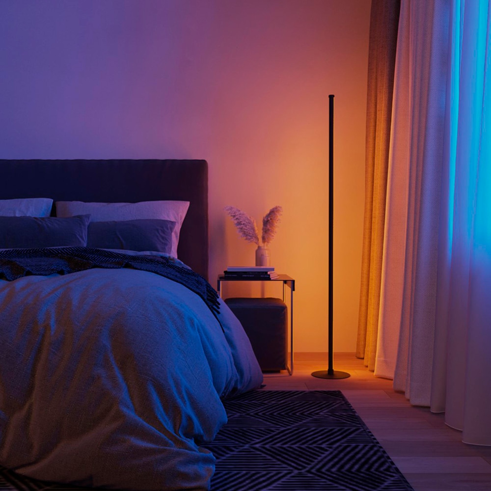 Lampa de podea HAMA 00176631, 8W, 360lm, Wi-Fi, alb