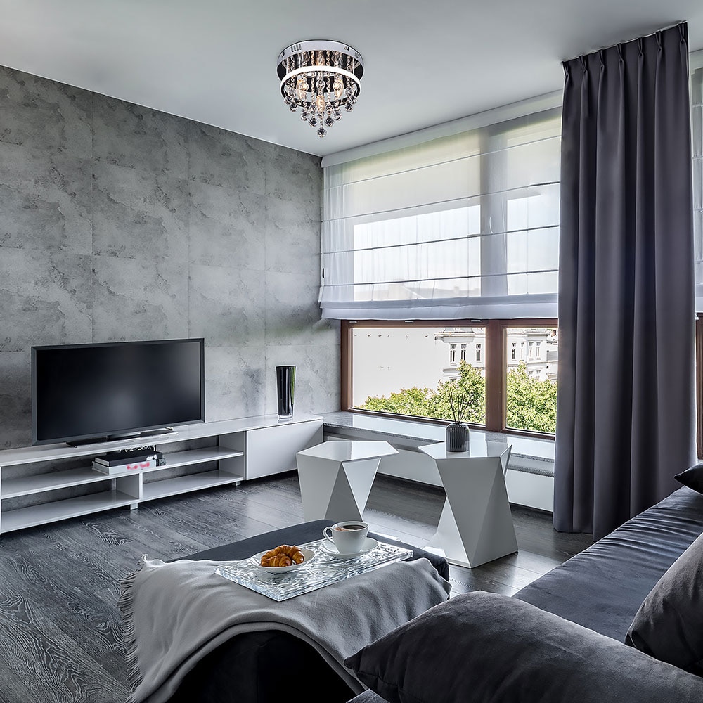 Plafoniera RABALUX Pallas, 20W, E14, IP20, Argintiu