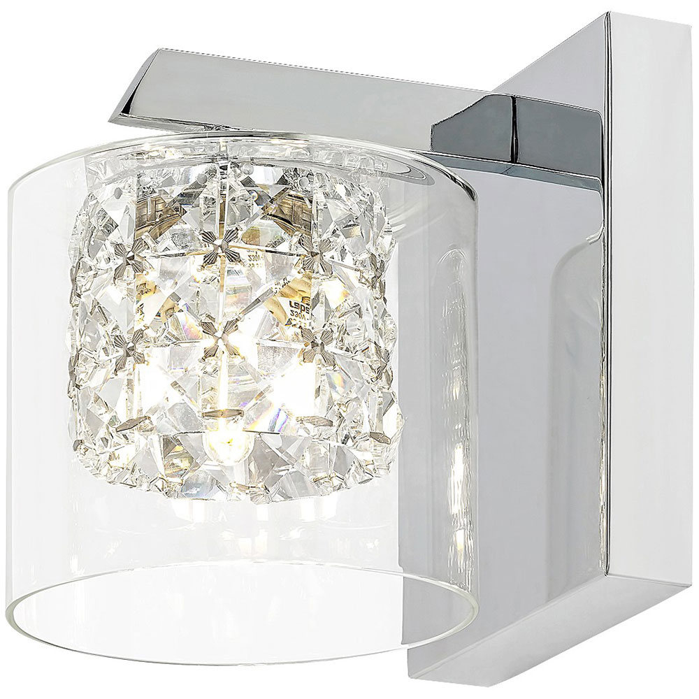 Aplica RABALUX Duchess, 40W, G9, IP20, Argintiu