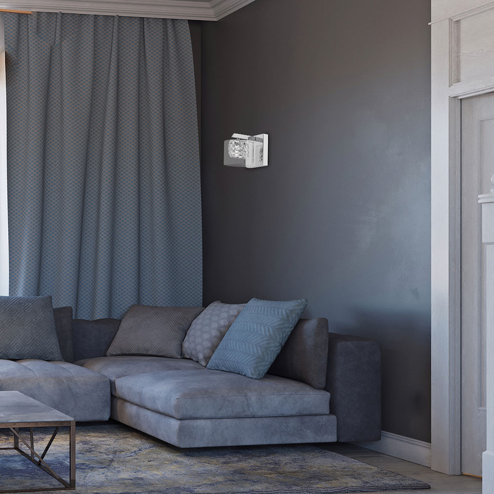 Aplica RABALUX Duchess, 40W, G9, IP20, Argintiu