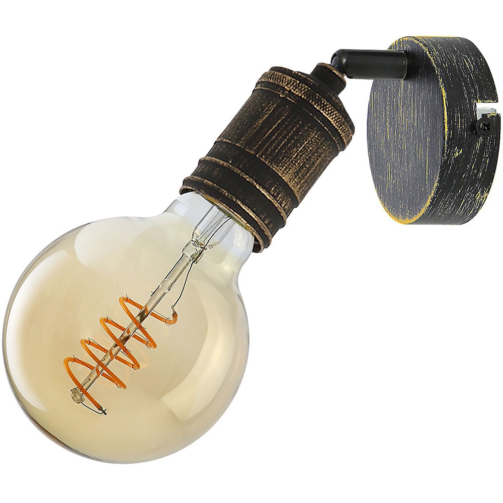 Aplica RABALUX Fidel, 25W, E27, IP20, Auriu