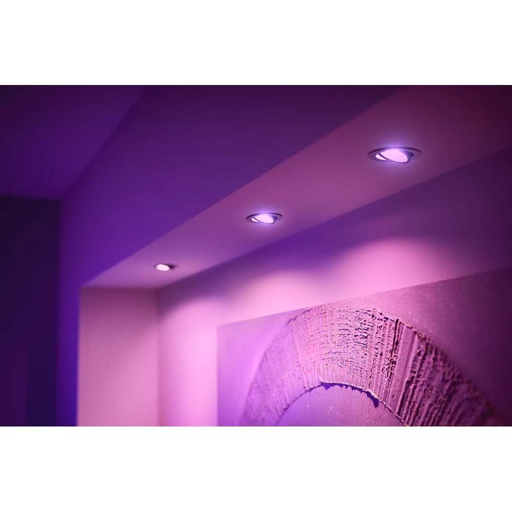 Spot LED PHILIPS HUE 8719514338647, 5.7W, 350lm, Wi-Fi, Alb