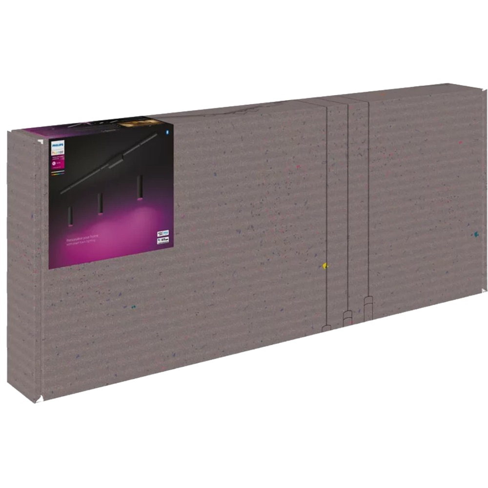 Plafoniera LED RGB PHILIPS HUE 8719514407725, 15.6W, 1530lm, Wi-Fi, Negru