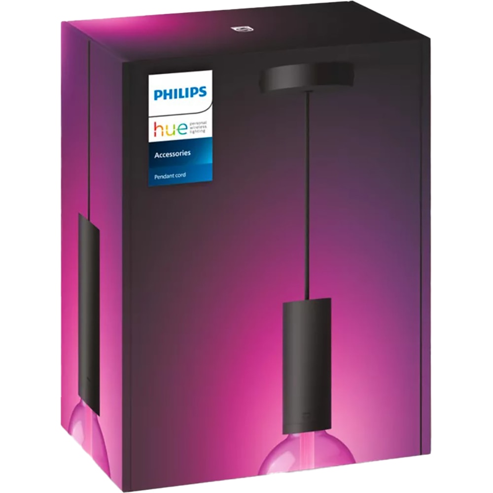 Pendul smart PHILIPS HUE Cord, E14, negru