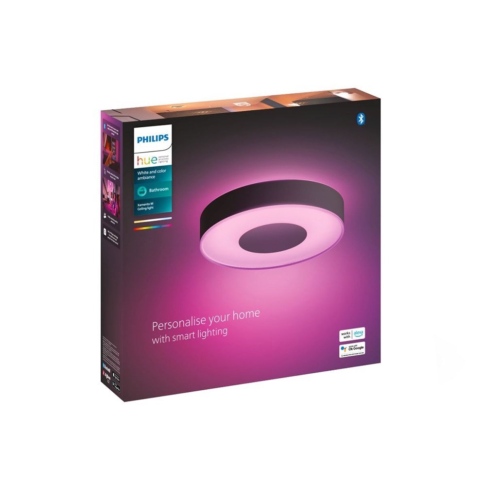 Plafoniera LED Smart PHILIPS Hue 8719514452251, 33.5W, 2350lm, Wi-Fi, RGB, alb