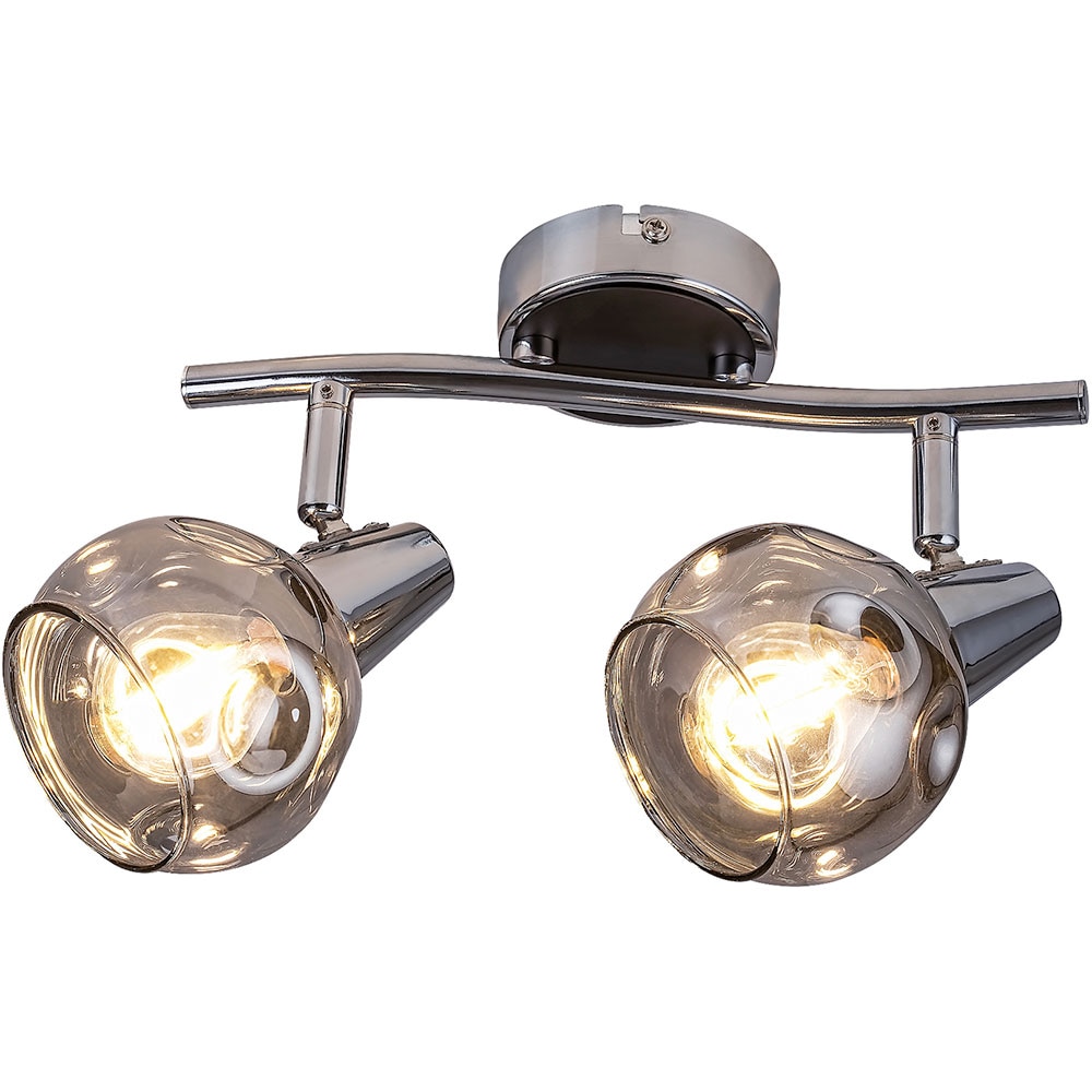 Plafoniera RABALUX Tamara, E14, IP20, 40W, Argintiu