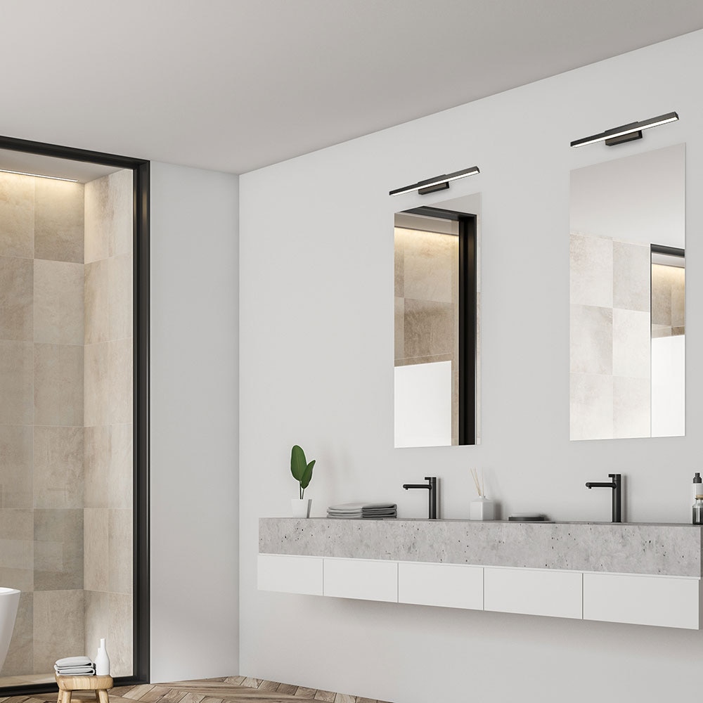 Aplica RABALUX John, LED, IP44, 12W, Negru