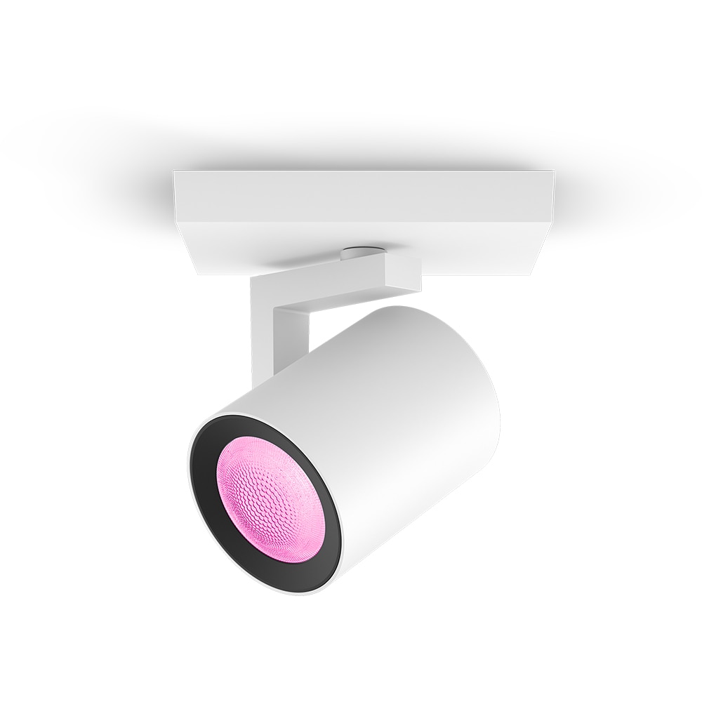 Spot LED Smart PHILIPS Hue Argenta, 5.7W, 350lm, Wi-Fi, alb