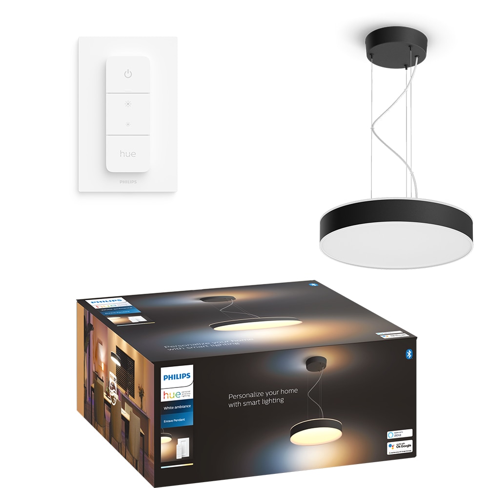 Pendul smart PHILIPS HUE Enrave, 33.5W, LED, negru