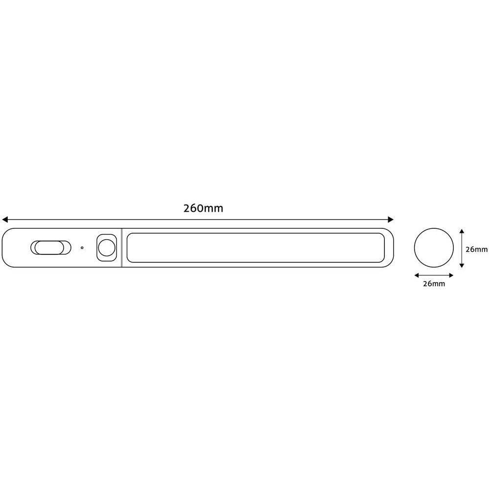 Lampa LED dulap AVIDE, 0.7W, 3000K, 87lm, alb