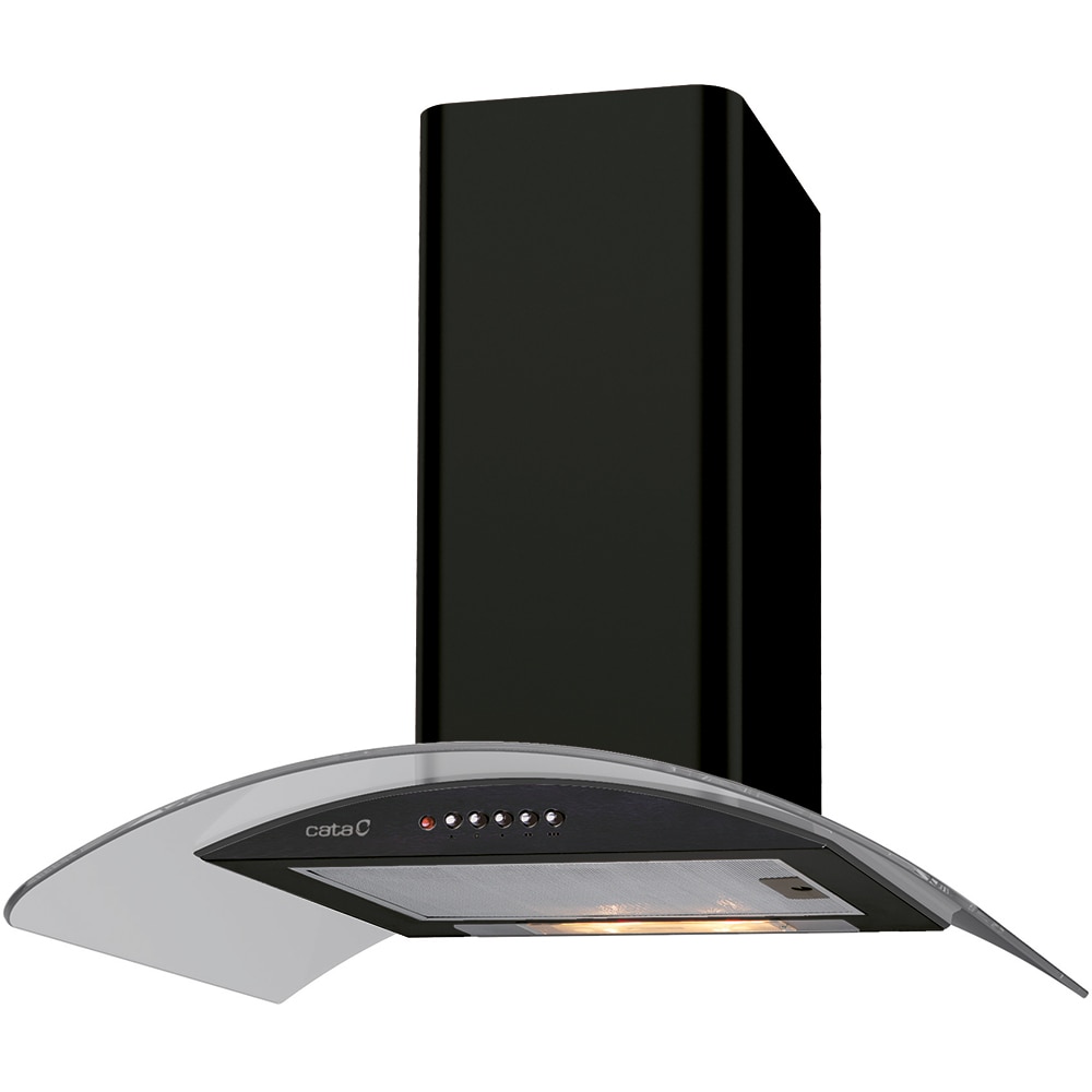 Hota decorativa CATA CK 6000 BK, 1 motor, 380 m3/h, L 60 cm, negru