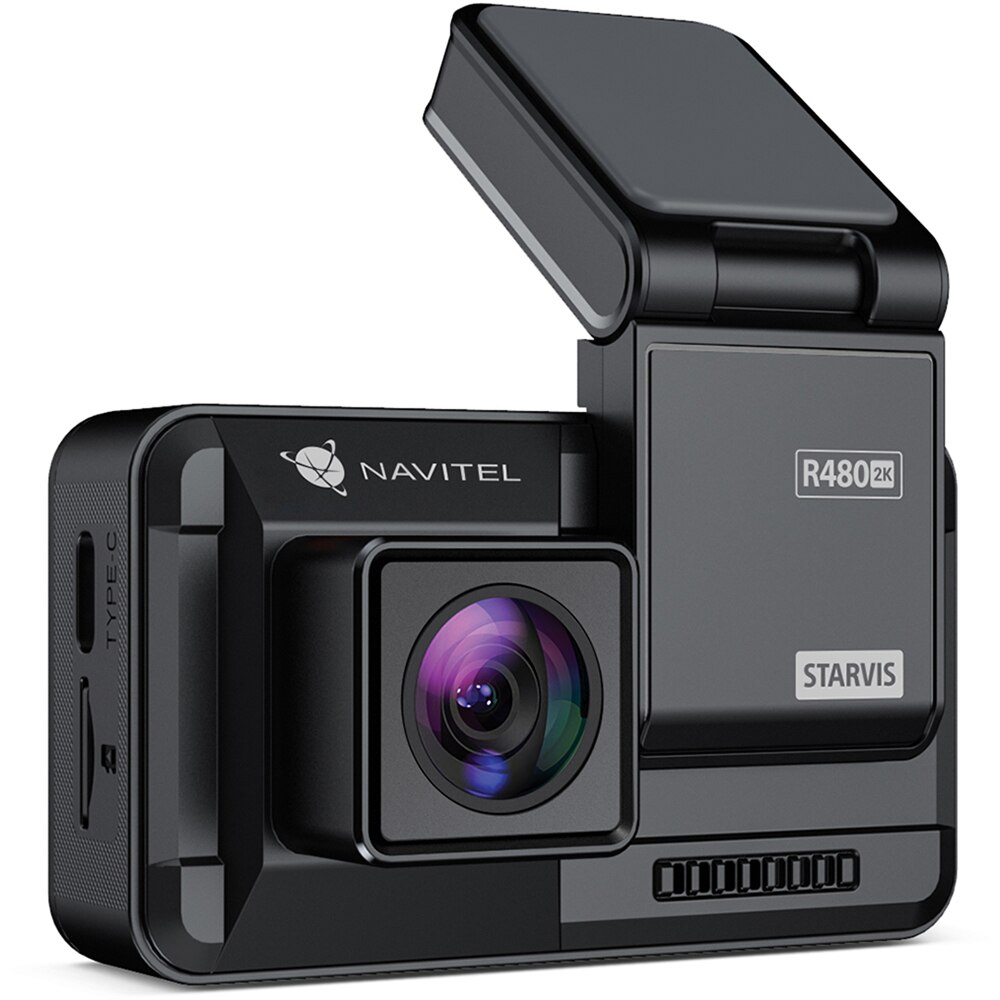 Camera auto duala DVR NAVITEL R480, 2", 2K, Night Vision, G-Senzor