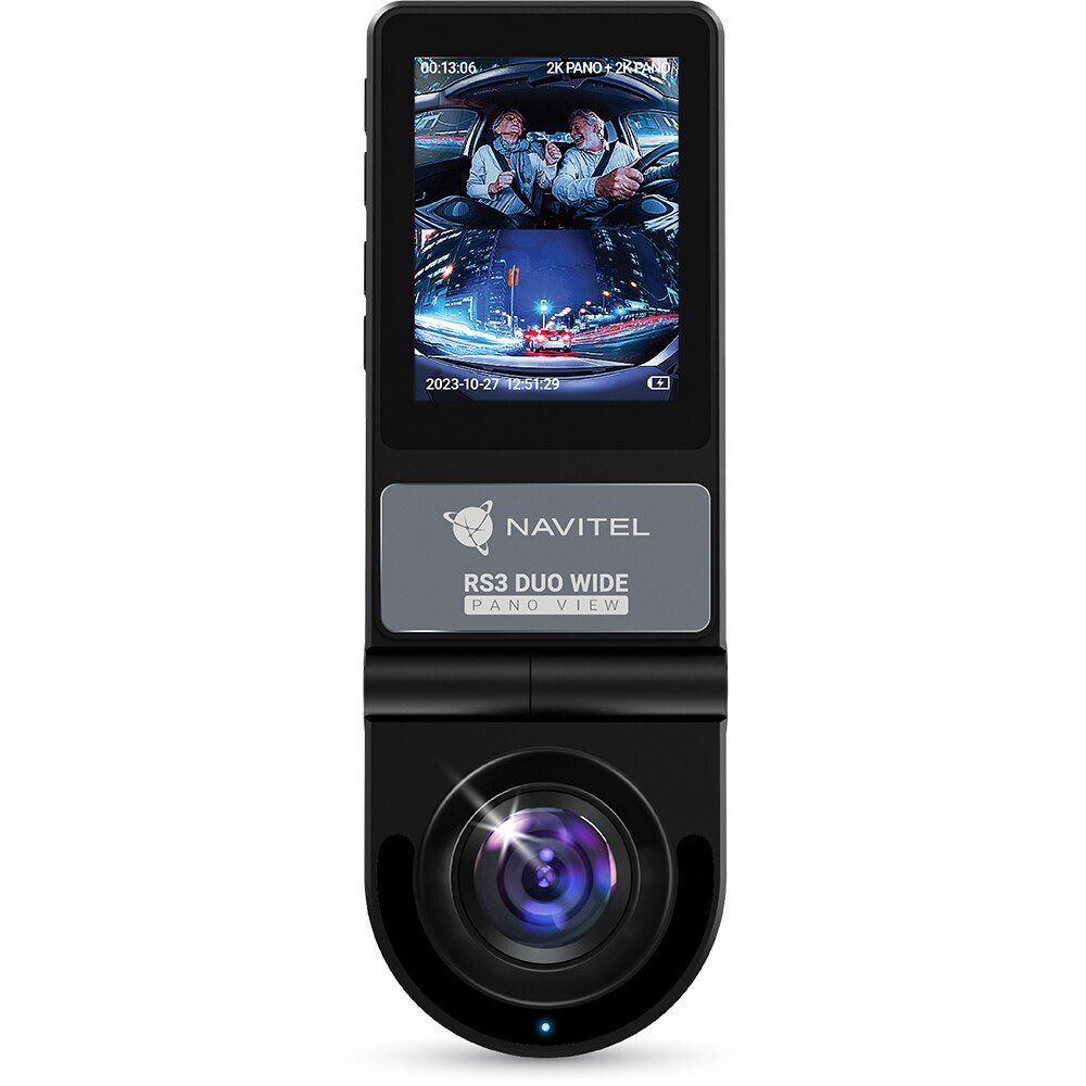 Camera auto duala DVR NAVITEL RS3, 2", 2K, G-Senzor