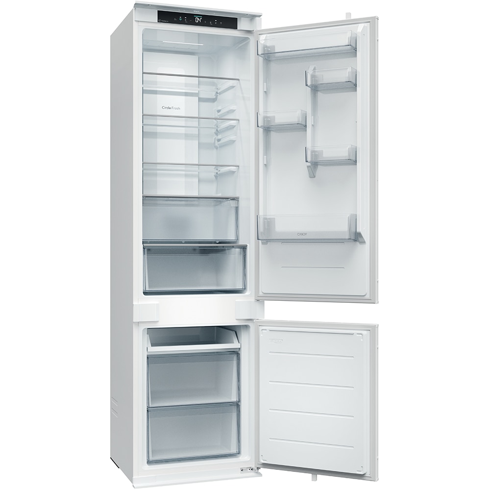 Combina frigorifica incorporabila Candy CNBQT3519EW, Total No Frost, 284 l, H 193.5 cm, Clasa E, Wi-Fi