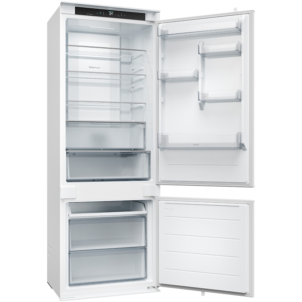Combina frigorifica incorporabila CANDY CNBQT3719EW, Total No Frost, 382 l, H 193.5 cm, Clasa E, Wi-Fi