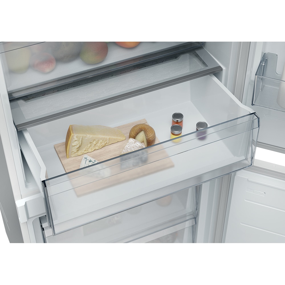 Combina frigorifica incorporabila CANDY CNBQT3719EW, Total No Frost, 382 l, H 193.5 cm, Clasa E, Wi-Fi