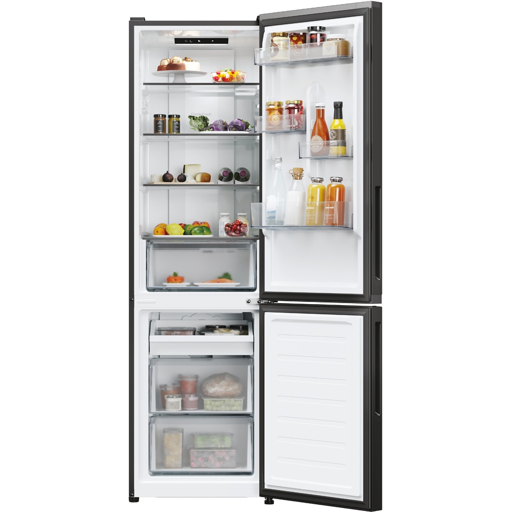Combina frigorifica CANDY CNCQ2T518EB, No Frost, 279 l, H 182 cm, Clasa E, negru