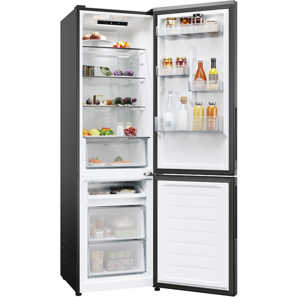 Combina frigorifica CANDY CNCQ2T518EB, No Frost, 279 l, H 182 cm, Clasa E, negru