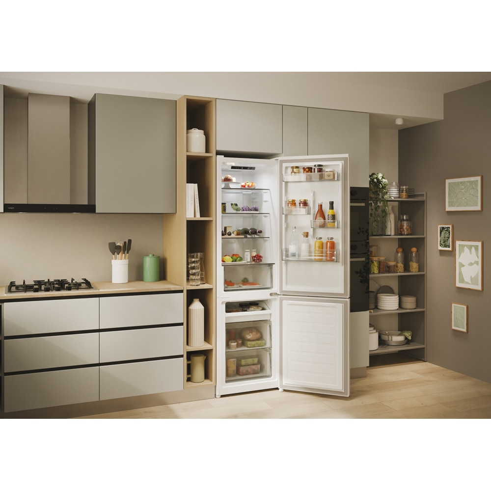 Combina frigorifica CANDY CNCQ2T518EW, No Frost, 279 l, H 182 cm, Clasa E, alb